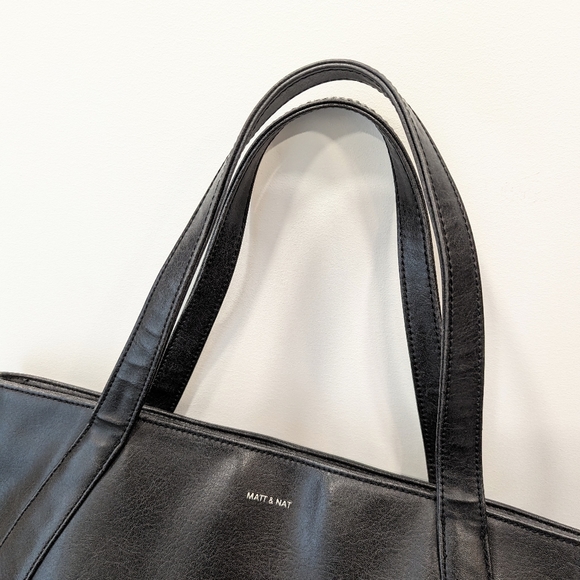 Matt & Nat Jasmine Classic Black Shoulder Bag - Picture 12 of 13